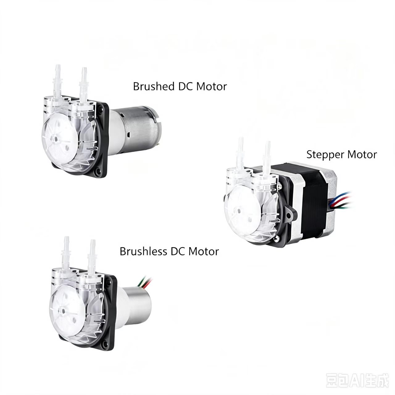 Mini Peristaltic Pump 12V - مضخة تمعجية دقيقة من PENGPU بمحرك