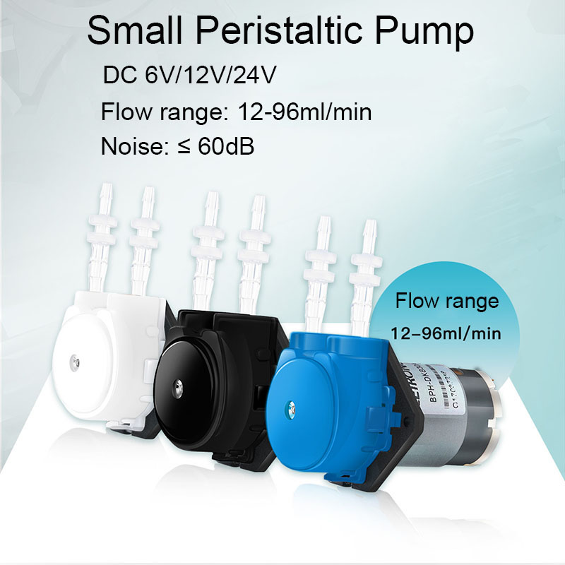 Mini Peristaltic Pump 12V - مضخة تمعجية صغيرة تيار مستمر 6