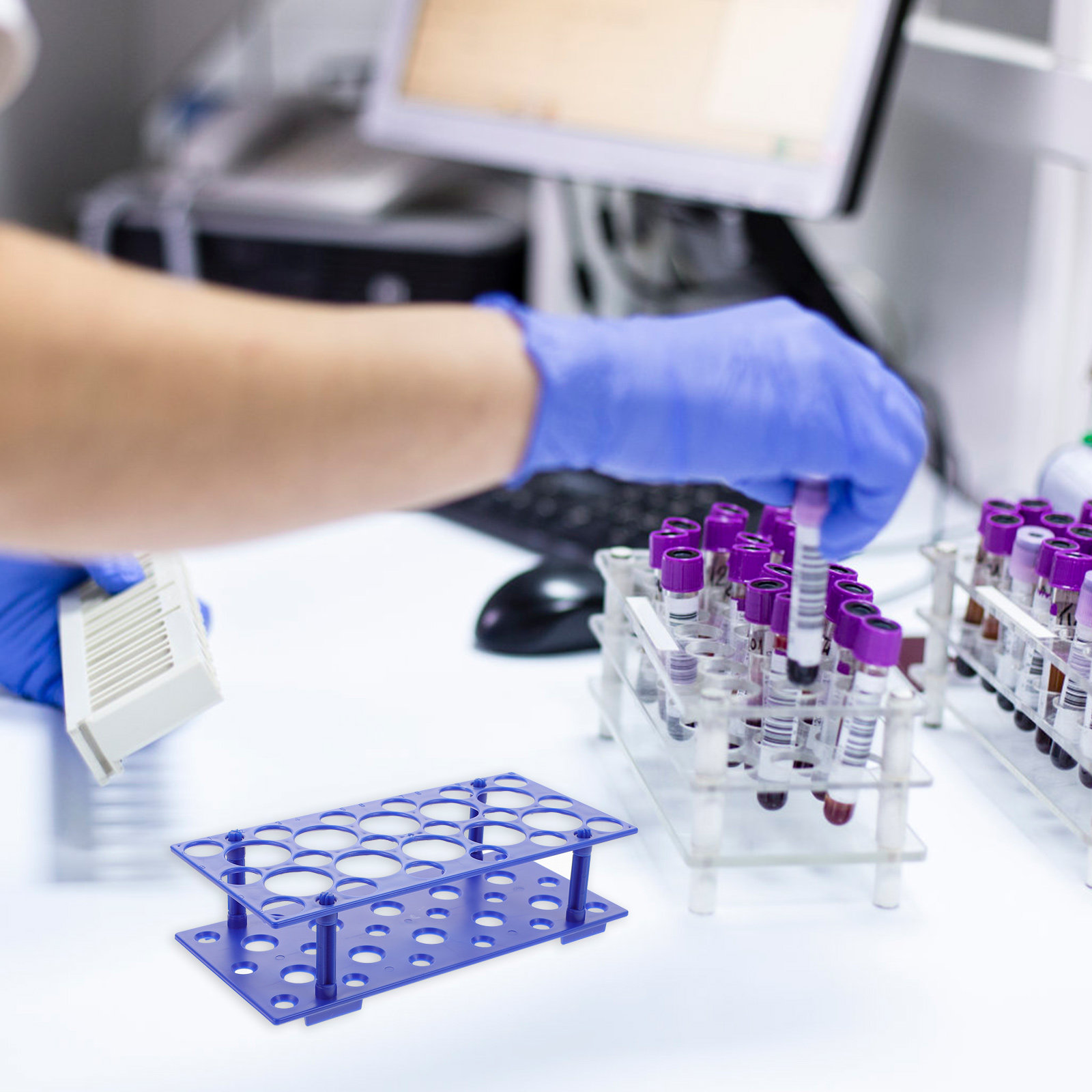 قطعتان من رفوف تنظيم أنابيب ال - مراجعة Lab Equipment وسعره
