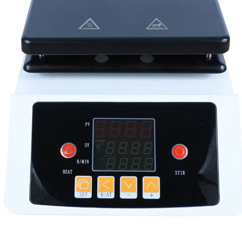خلاط مغناطيسي مخبري مع لوح تسخ - مراجعة Lab Magnetic Stirrer Hot Plate وسعره