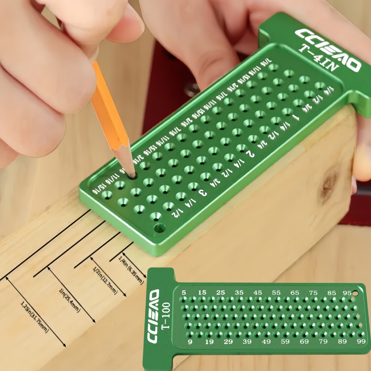كاتب النجارة 4 بوصة/100 مم، مق - مراجعة Test Instruments وسعره