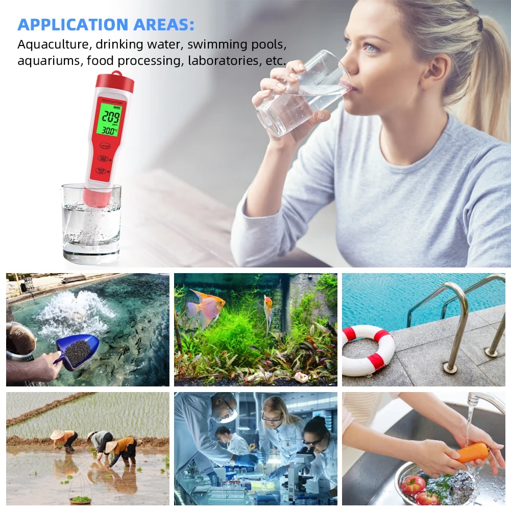 4 في 1 TDS مقياس درجة الحموضة  - مراجعة Ph Meter Digital Water Tester وسعره