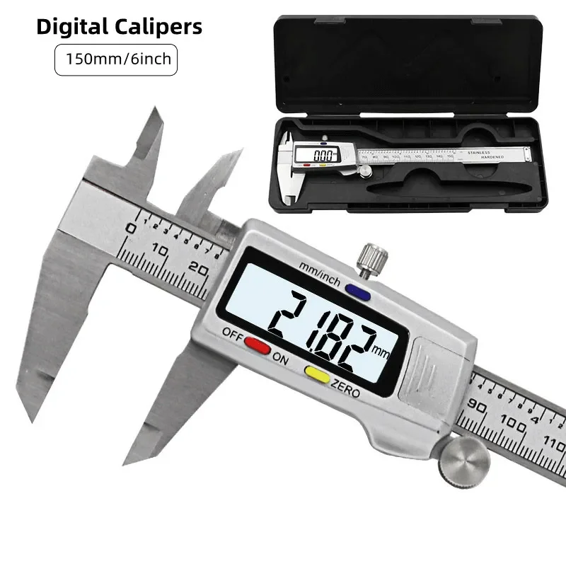 أداة قياس الفولاذ المقاوم للصد - مراجعة Digital Caliper 150Mm Stainless Steel وسعره