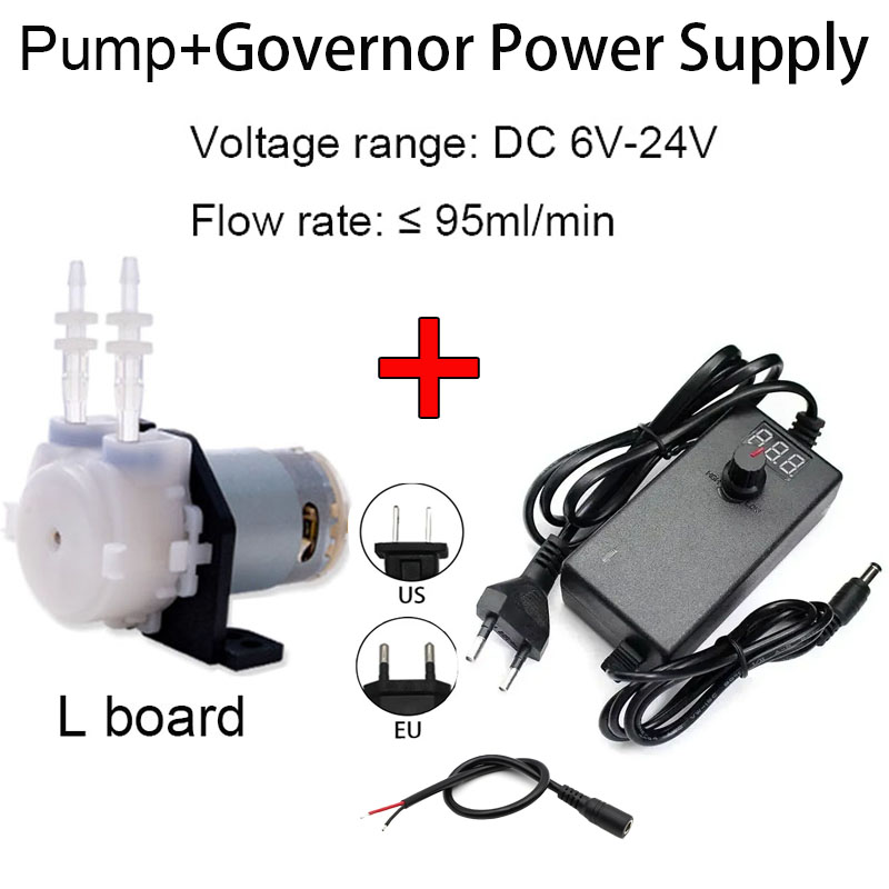 مضخة بيرستالتية صغيرة قابلة لل - مراجعة Mini Peristaltic Pump 12V وسعره