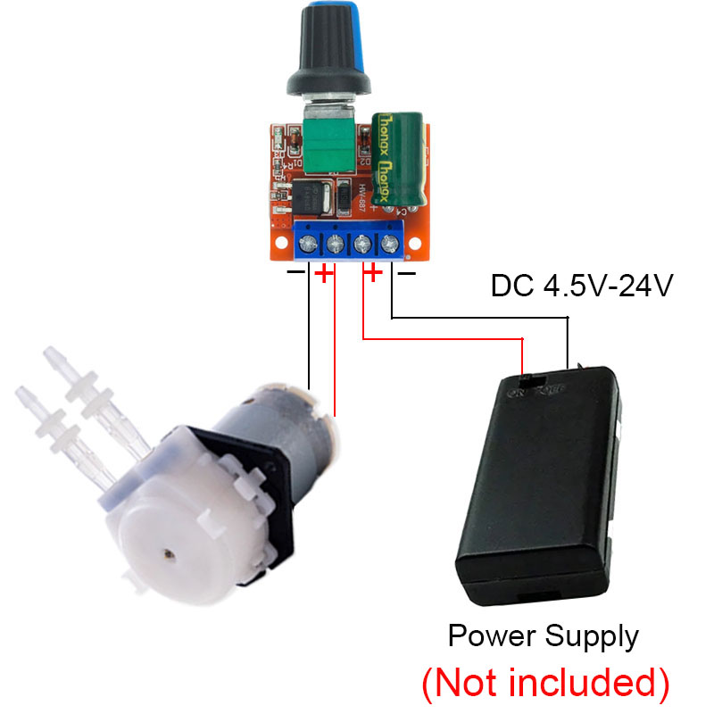مضخة بيرستالتية صغيرة قابلة لل - مراجعة Mini Peristaltic Pump 12V وسعره